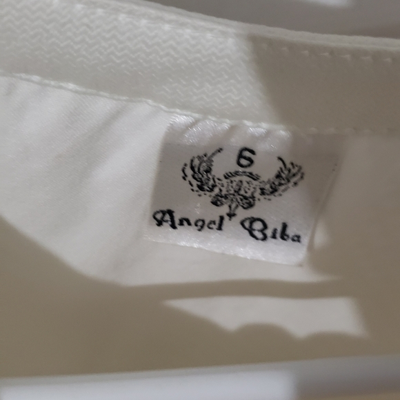 Sabo Skirt white mesh dress - Picture 4 of 5